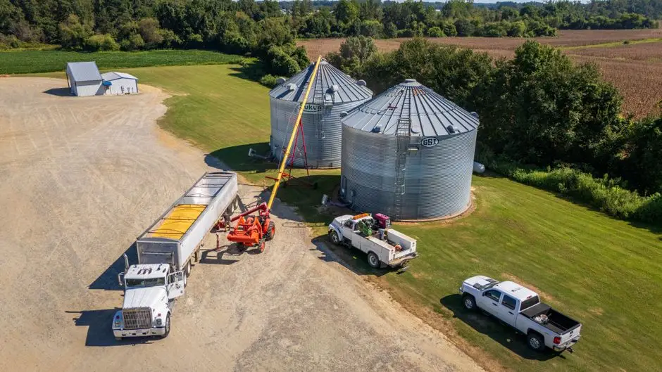 Silo Demolition site assessed before work begins