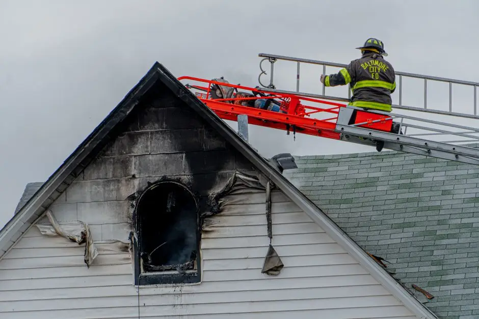 Fire & Water Restoration site assessed before work begins