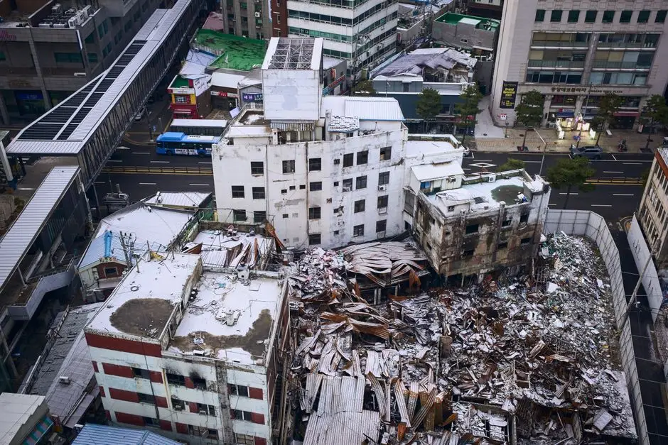 Infrastructure Demolition site assessed before work begins