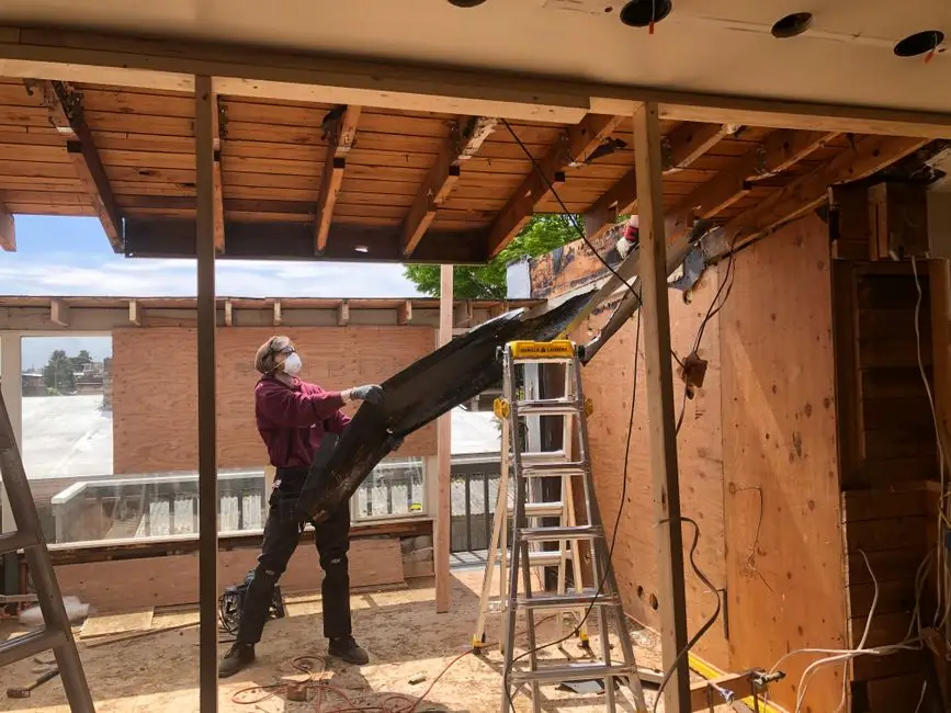 Selective Demolition site assessed before work begins