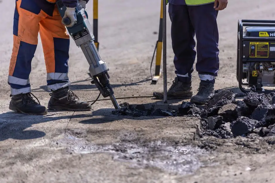 Concrete Removal site assessed before work begins