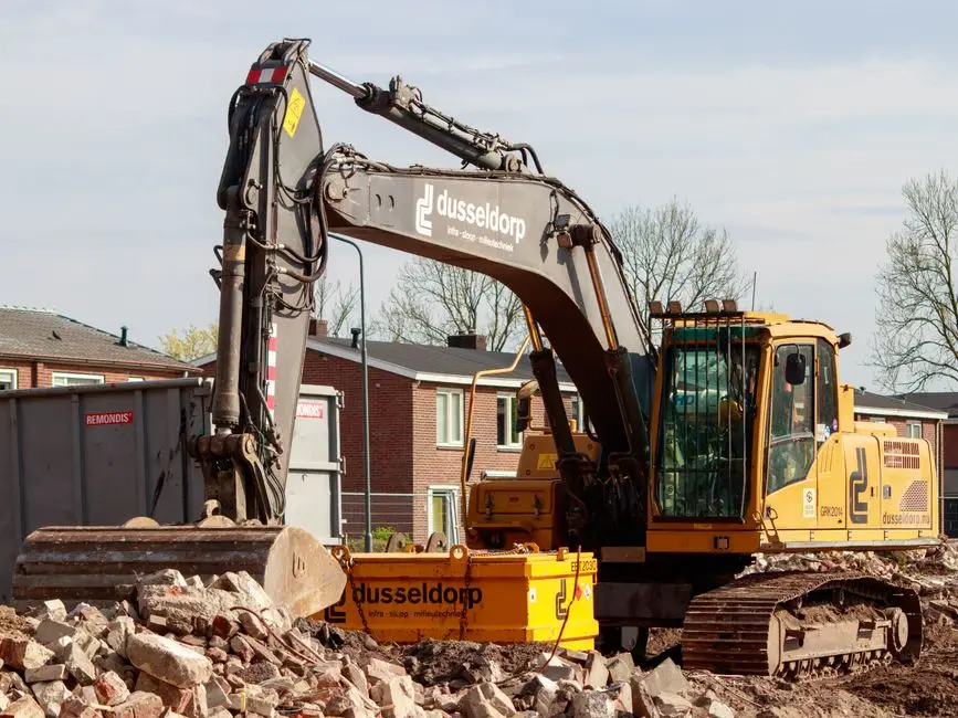 Cleared, graded site left ready for the next stage
